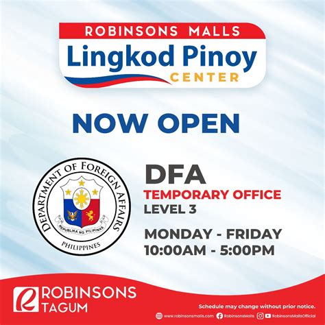 dfa robinsons tagum|DFA Tagum, Philippines .